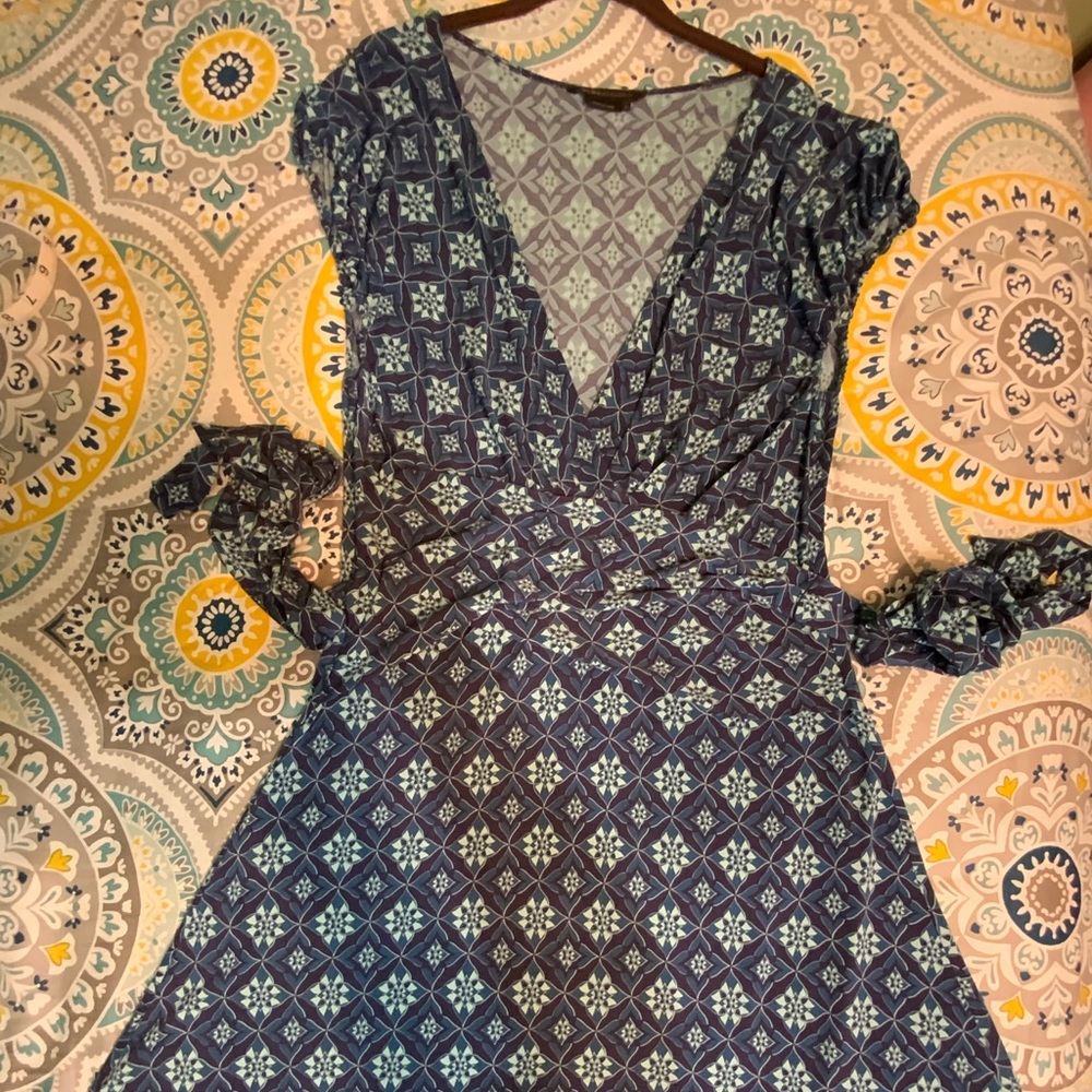 BCBGMAXAZRIA Faux wrap dress